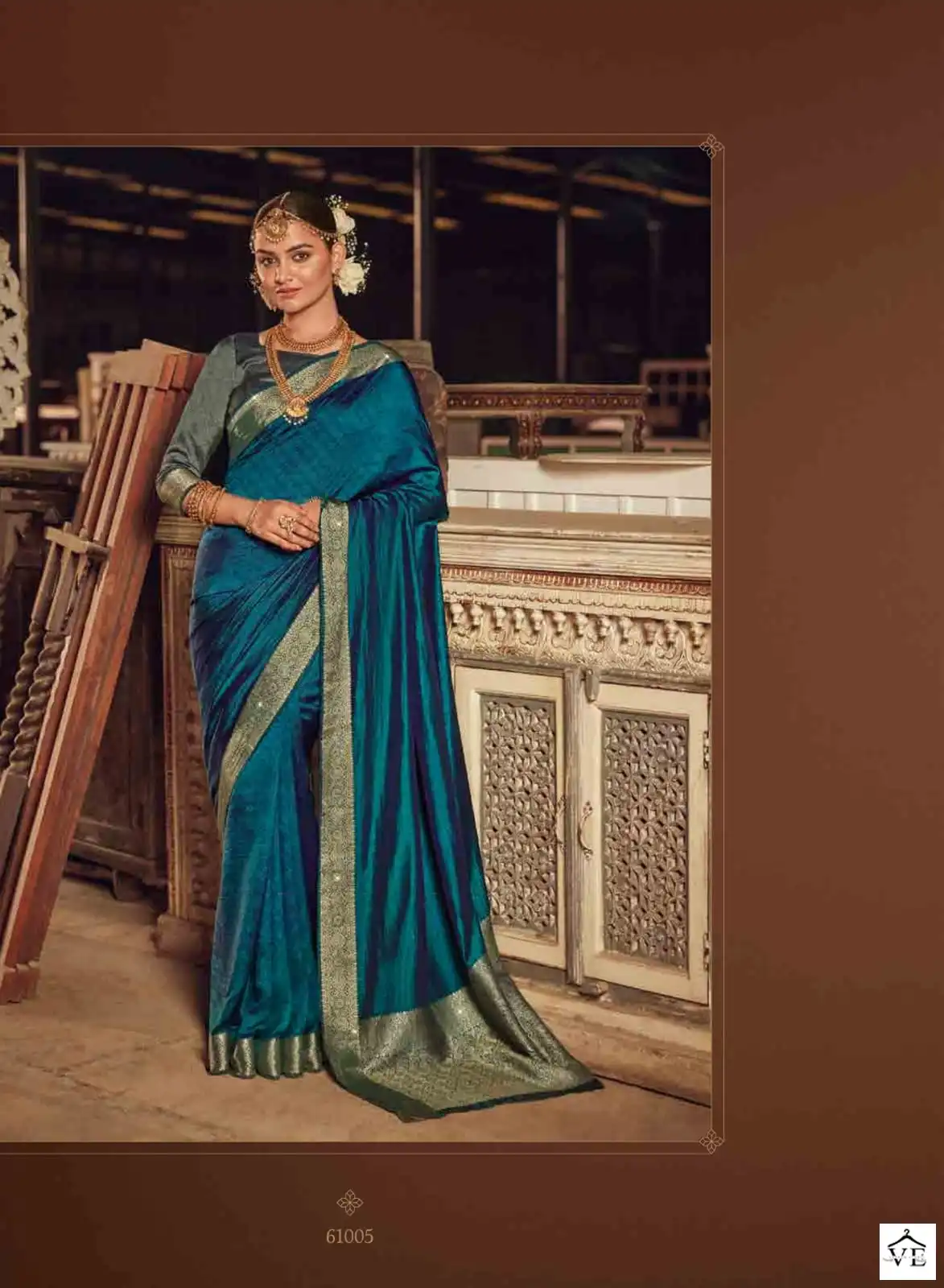 Vipul Shub Laxmi Top Dyed Wholesale Saree Catalog — Wholesale Sarees, MPA wholesale from Surat - Gallery Image 11