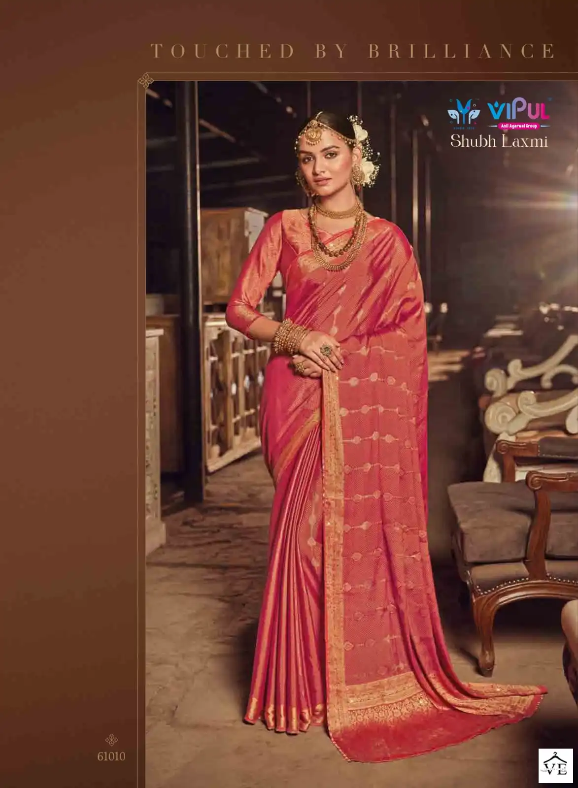 Vipul Shub Laxmi Top Dyed Wholesale Saree Catalog — Wholesale Sarees, MPA wholesale from Surat - Gallery Image 4