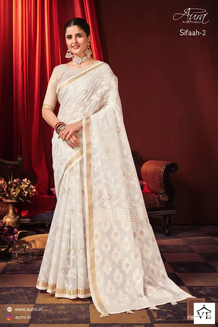 Aura Sifaah Vol 2 Cotton Wholesale Saree Catalog — Wholesale Sarees, MPA wholesale from Surat — view 4