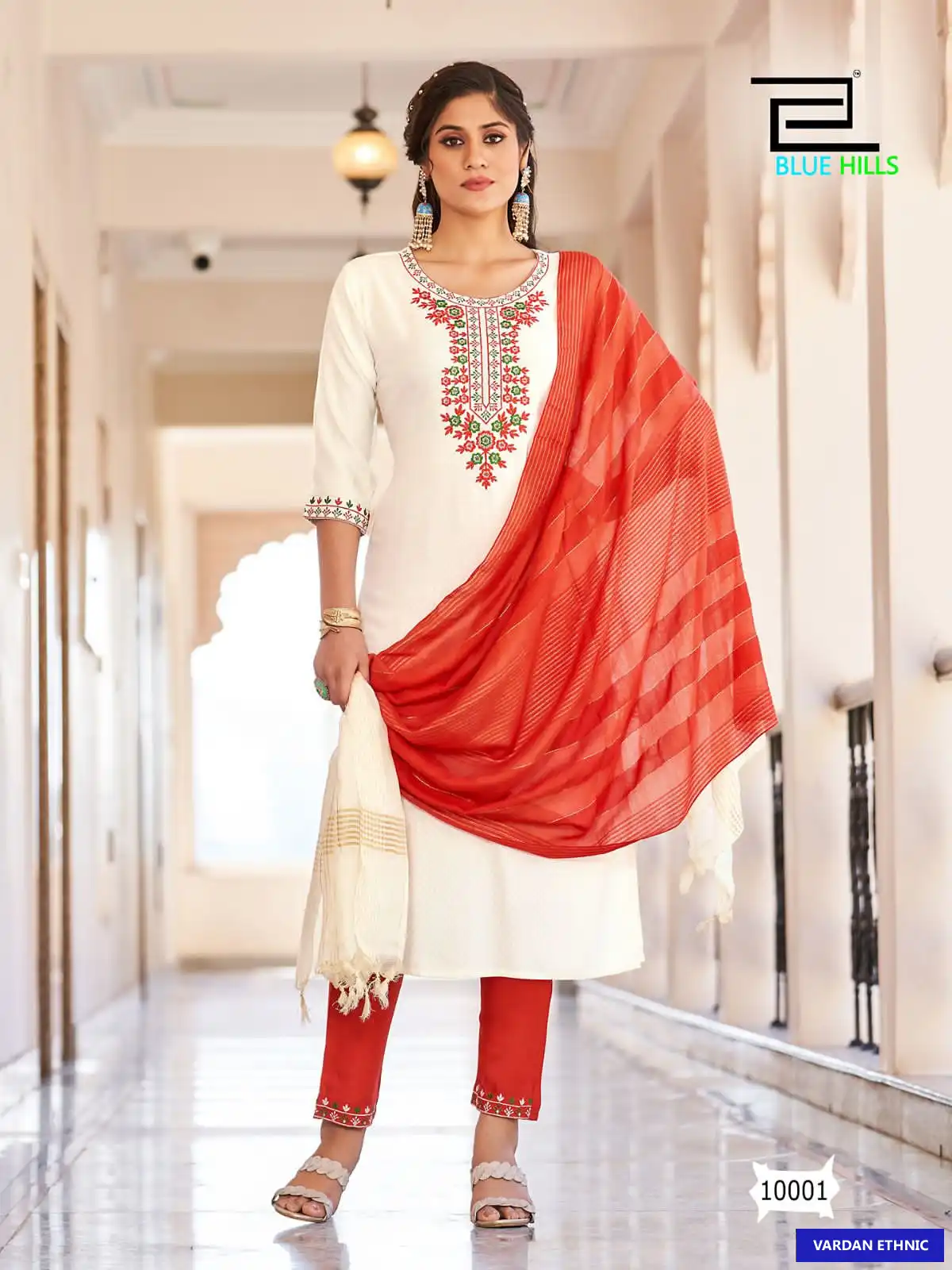 Blue Hills Skyline Vol 10 Viscose Dobby Wholesale Readymade Suits Catalog — Wholesale Salwar Suits, MPA wholesale from Surat - Gallery Image 4