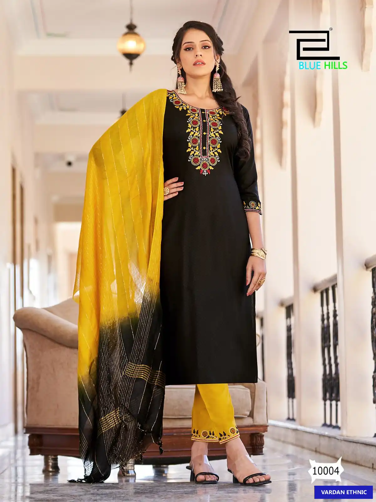 Blue Hills Skyline Vol 10 Viscose Dobby Wholesale Readymade Suits Catalog — Wholesale Salwar Suits, MPA wholesale from Surat - Gallery Image 7