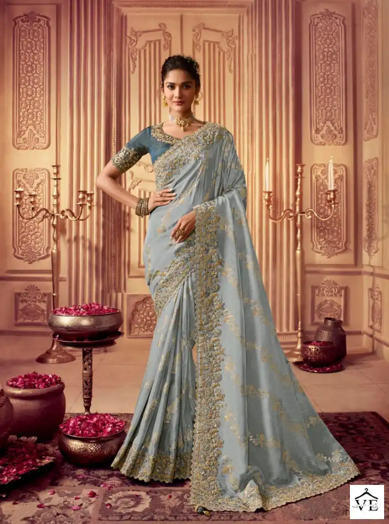 Sulakshmi Suvarna Fanyc Wholesale Designer Saree Catalog — Wholesale Sarees, MPA wholesale from Surat - Gallery Image 9