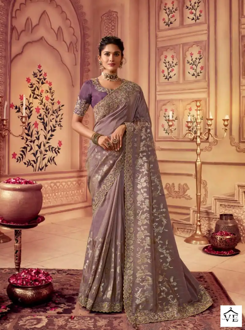 Sulakshmi Suvarna Fanyc Wholesale Designer Saree Catalog — Wholesale Sarees, MPA wholesale from Surat - Gallery Image 6