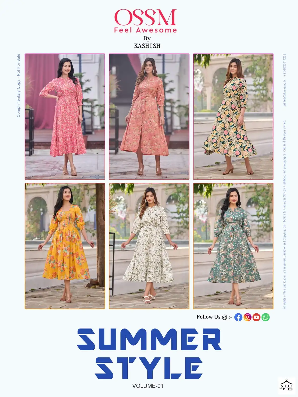 Ossm Summer Style Cotton Mal Wholesale Kurti Catalog — Wholesale Kurtis, MPA wholesale from Surat — view 7