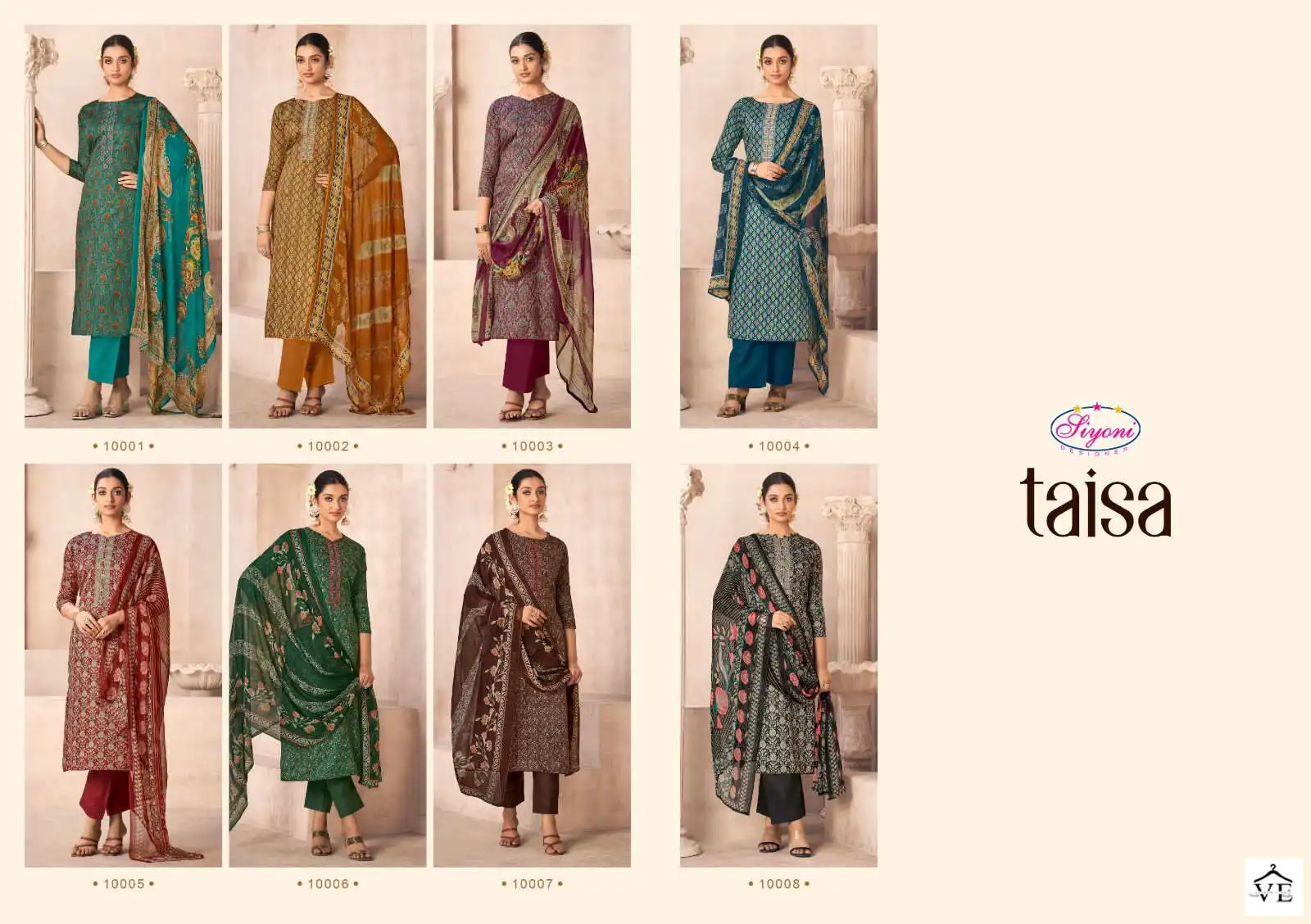 Siyoni Taisa Pure Jaam Cotton Wholesale Salwar Suit Catalog — Wholesale Salwar Suits, MPA wholesale from Surat — view 9