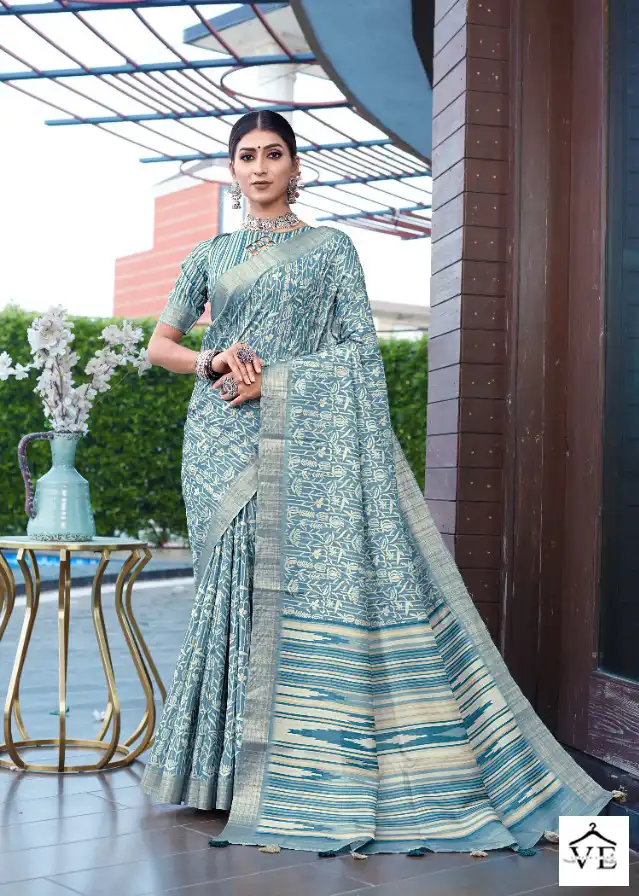 Mintorsi Tanishka Digital Vol-1 Banarasi Cora Silk Wholesale Saree Catalog — Wholesale Sarees, MPA wholesale from Surat - Gallery Image 10