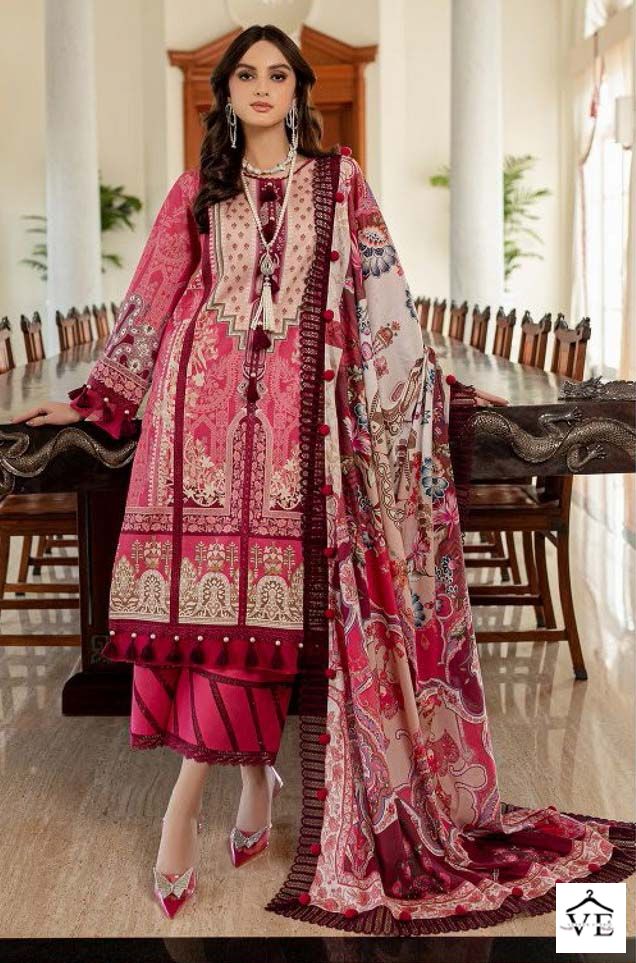 Pakiza Prints Urbane Digital Lawn Prints Vol 17 Lawn Cotton Wholesale Pakistani Catalog — Wholesale Salwar Suits, MPA wholesale from Surat - Gallery Image 2
