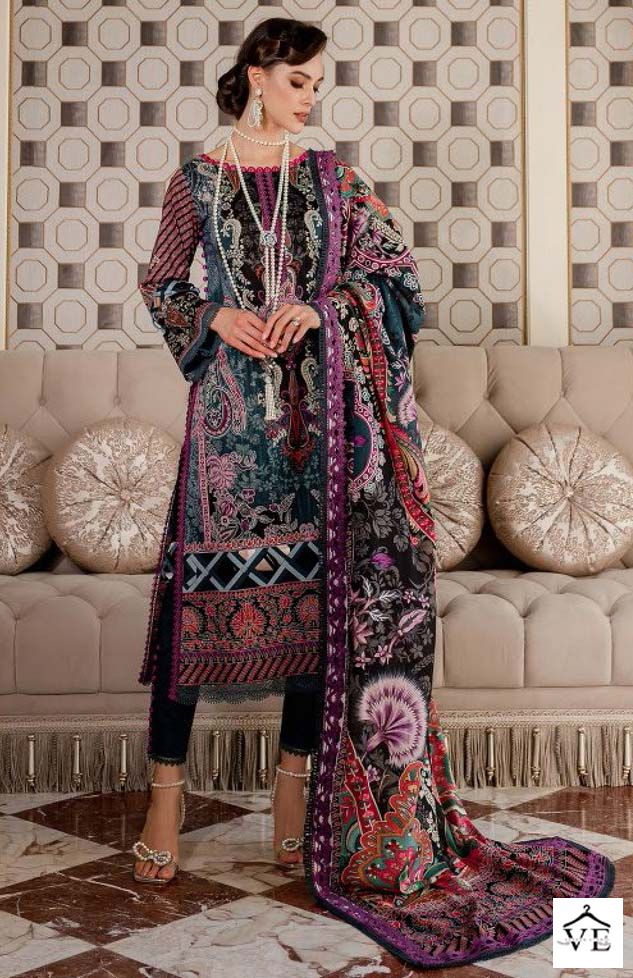 Pakiza Prints Urbane Digital Lawn Prints Vol 17 Lawn Cotton Wholesale Pakistani Catalog — Wholesale Salwar Suits, MPA wholesale from Surat - Gallery Image 3