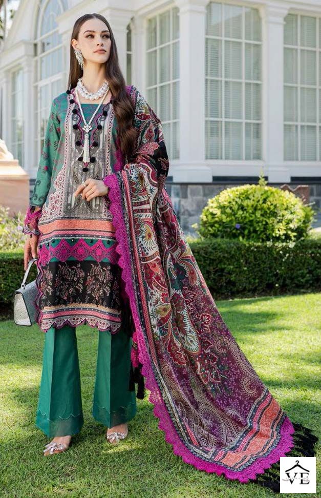 Pakiza Prints Urbane Digital Lawn Prints Vol 17 Lawn Cotton Wholesale Pakistani Catalog — Wholesale Salwar Suits, MPA wholesale from Surat - Gallery Image 4