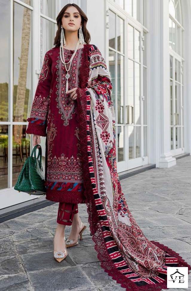 Pakiza Prints Urbane Digital Lawn Prints Vol 17 Lawn Cotton Wholesale Pakistani Catalog — Wholesale Salwar Suits, MPA wholesale from Surat - Gallery Image 8
