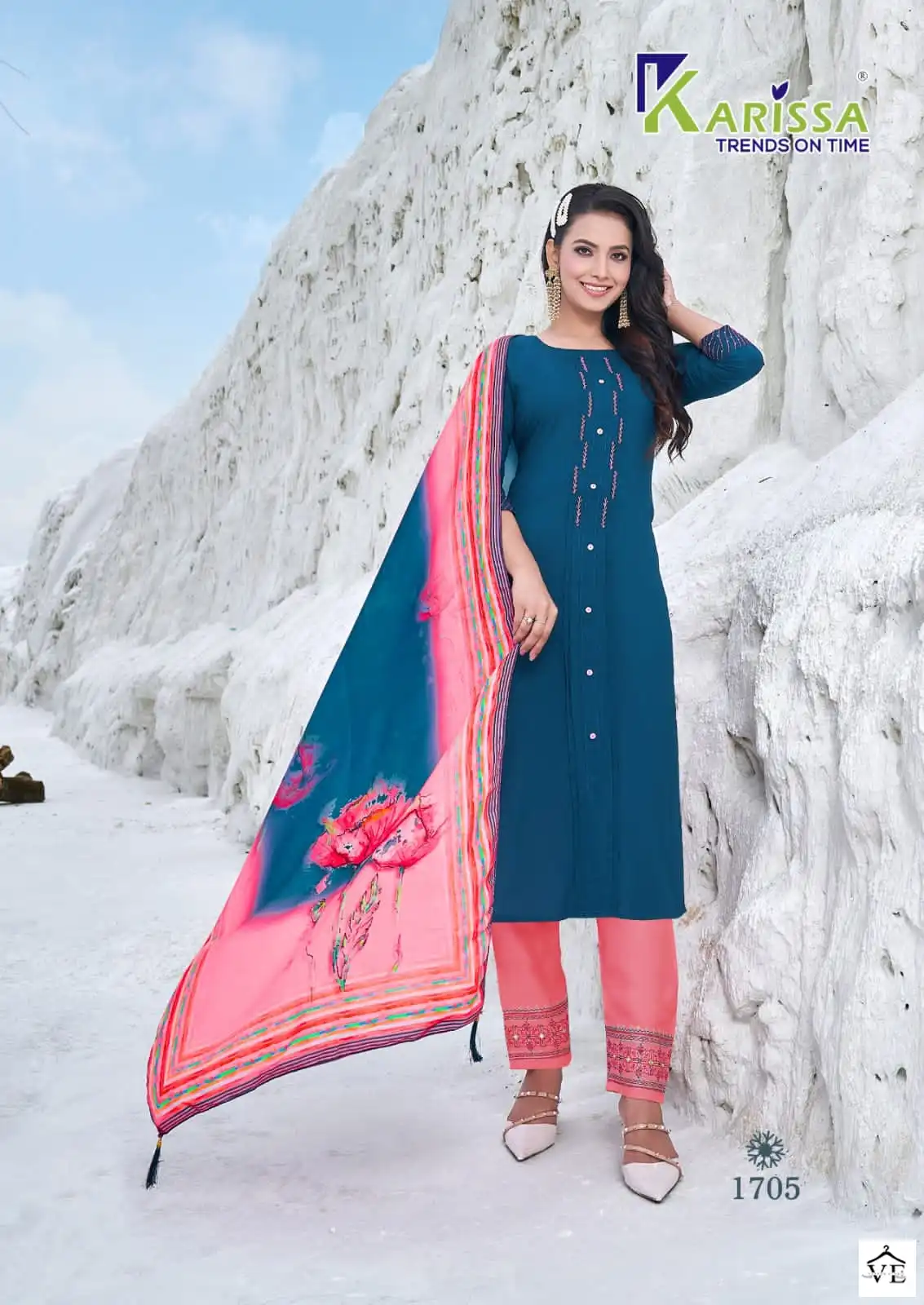 Karissa Vidisha Vol-6 Premium Liva Rayon Wholesale Readymade Suits Catalog — Wholesale Salwar Suits, MPA wholesale from Surat - Gallery Image 4