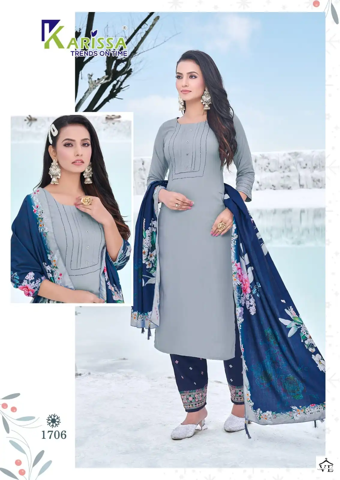 Karissa Vidisha Vol-6 Premium Liva Rayon Wholesale Readymade Suits Catalog — Wholesale Salwar Suits, MPA wholesale from Surat - Gallery Image 5