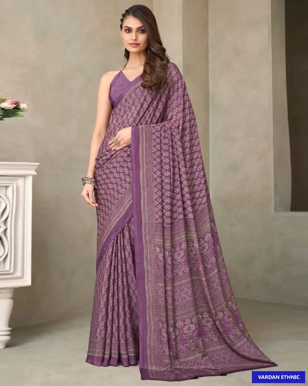 Ruchi Vivanta Silk 18th Edition Silk Crepe Wholesale Saree Catalog — Wholesale Sarees, MPA wholesale from Surat — view 1