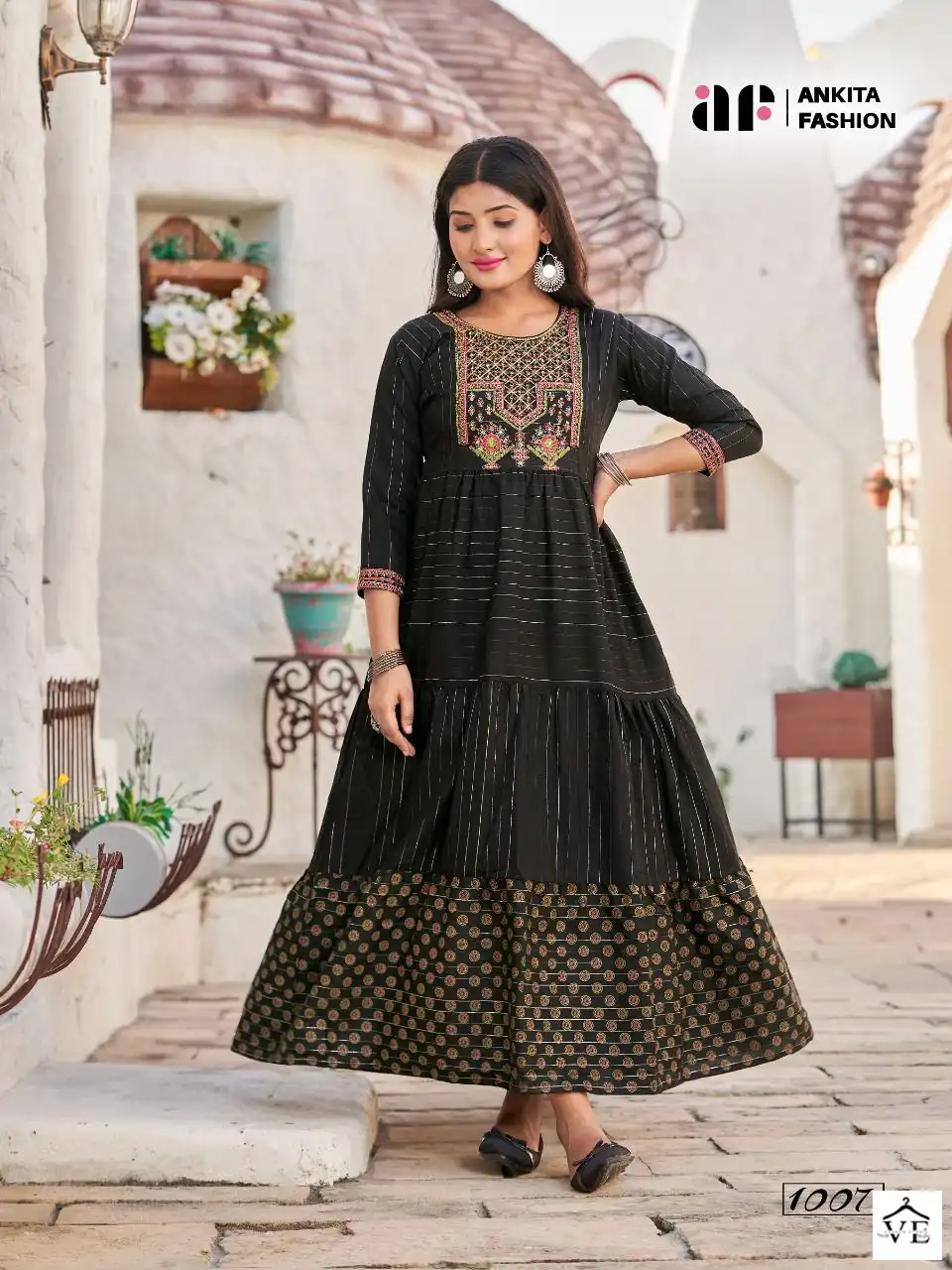 Ankita Weekend Cotton Wholesale Anarkali Kurti Catalog — Wholesale Kurtis, MPA wholesale from Surat - Gallery Image 5
