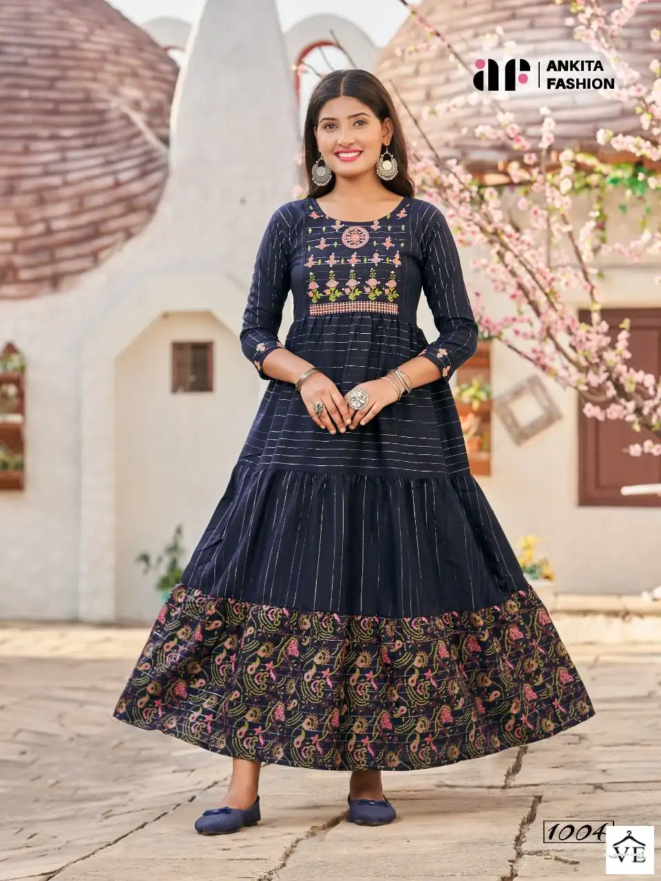 Ankita Weekend Cotton Wholesale Anarkali Kurti Catalog — Wholesale Kurtis, MPA wholesale from Surat - Gallery Image 6
