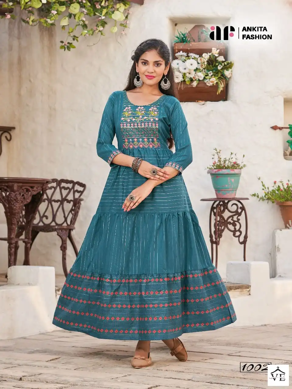 Ankita Weekend Cotton Wholesale Anarkali Kurti Catalog — Wholesale Kurtis, MPA wholesale from Surat - Gallery Image 7
