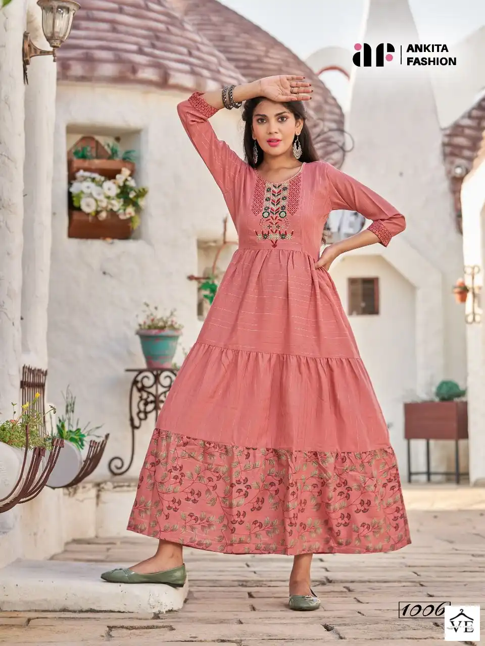 Ankita Weekend Cotton Wholesale Anarkali Kurti Catalog — Wholesale Kurtis, MPA wholesale from Surat - Gallery Image 8