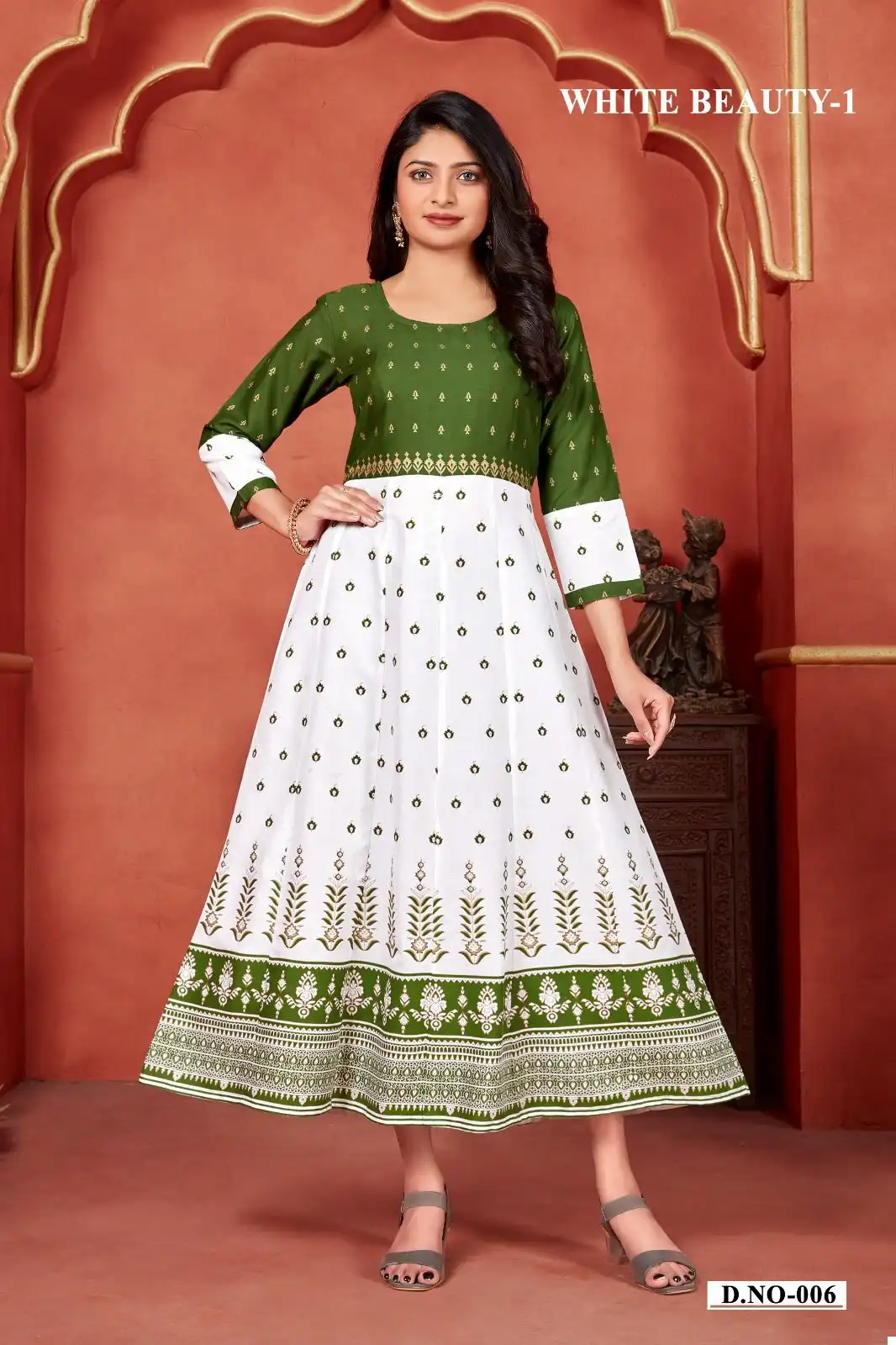 Banwery White Beauty Vol-1 14Kg Rayon Wholesale Kurti Catalog — Wholesale Kurtis, Banwery wholesale from Surat - Gallery Image 3