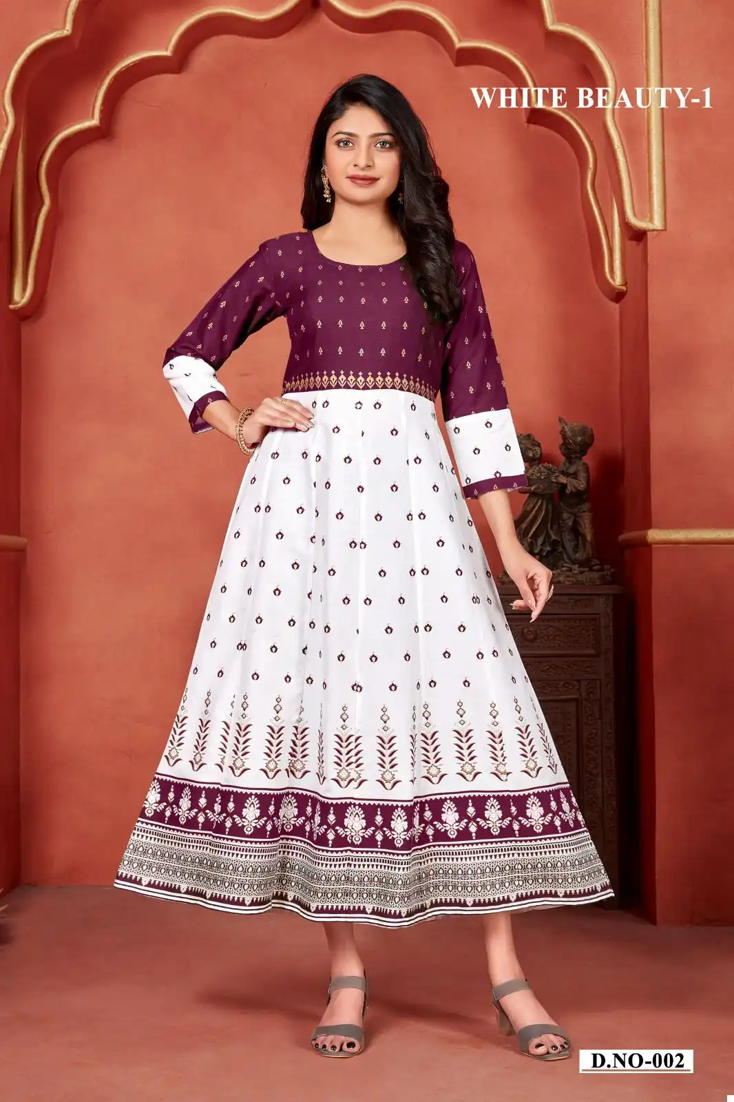 Banwery White Beauty Vol-1 14Kg Rayon Wholesale Kurti Catalog — Wholesale Kurtis, Banwery wholesale from Surat - Gallery Image 4