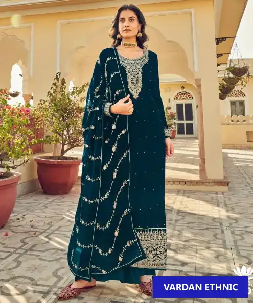 Rsf Zariya Vol 2 Pure Faux Blooming Gorgette Wholesale Designer Suit Catalog — Wholesale Salwar Suits, MPA wholesale from Surat — view 1