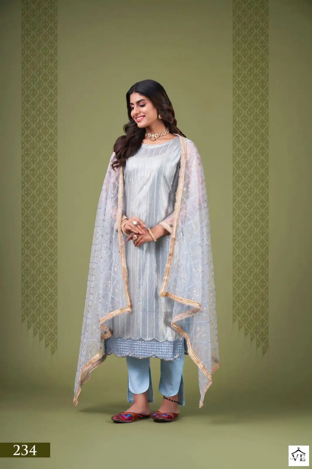 Narayani Fashion Zehra Vol-4 Butterfly Net Wholesale Designer Suits Catalog — Wholesale Salwar Suits, MPA wholesale from Surat - Gallery Image 2