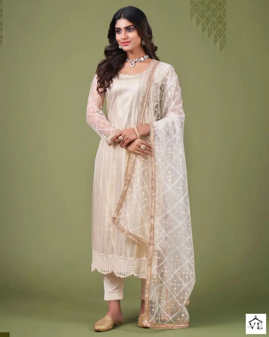 Narayani Fashion Zehra Vol-4 Butterfly Net Wholesale Designer Suits Catalog — Wholesale Salwar Suits, MPA wholesale from Surat — view 1