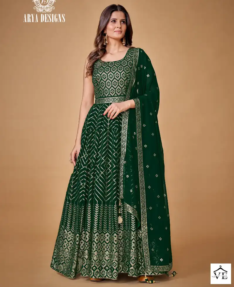 Arya Zoya Vol 2 Georgette Wholesale Gown With Dupatta Catalog — Wholesale Readymade Suit, MPA wholesale from Surat — view 1