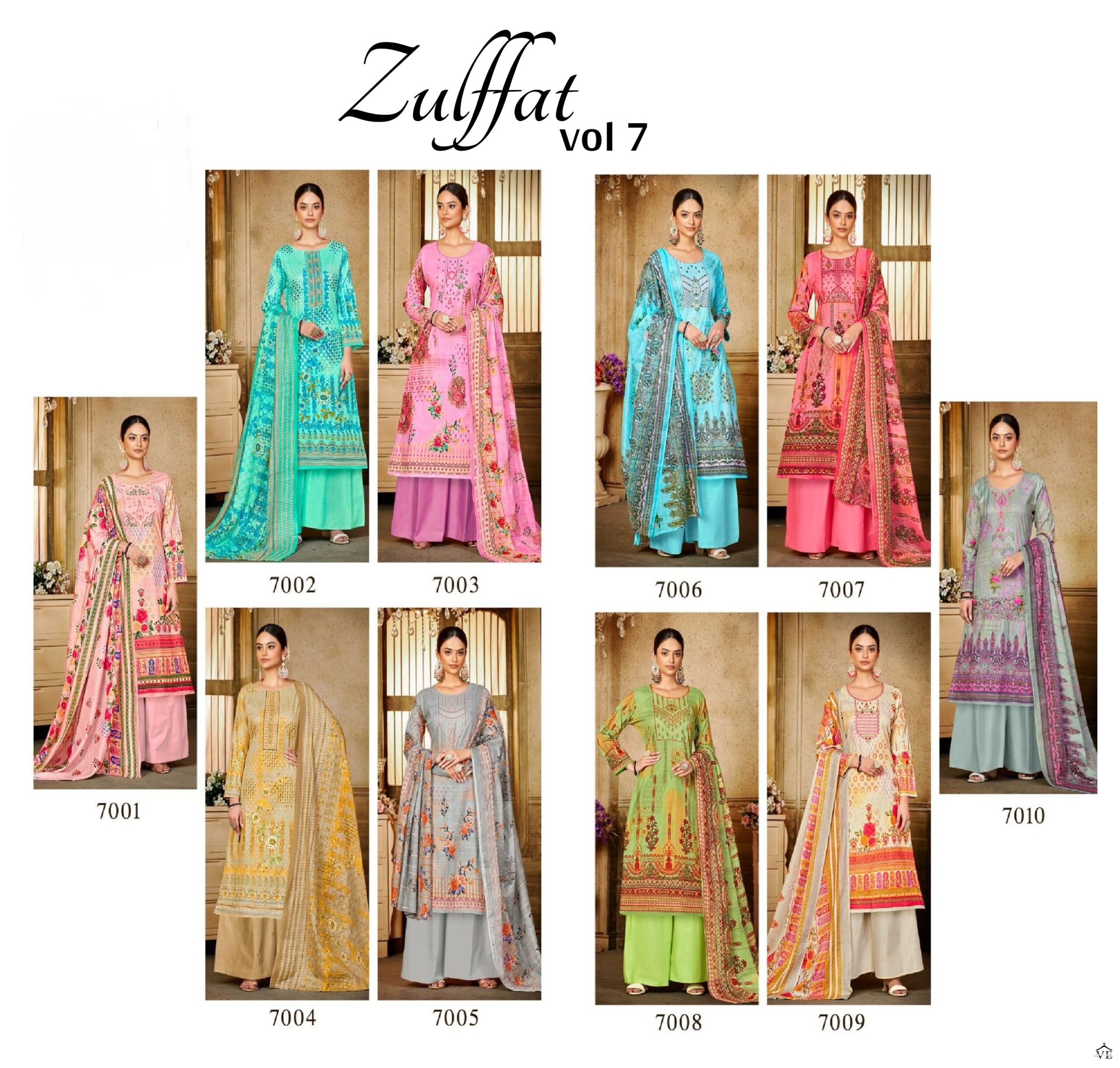 Yashika Trends Zulffat Vol 7 Cotton Wholesale Pakistani Salwar Suit Catalog — Wholesale Salwar Suits, MPA wholesale from Surat — view 11