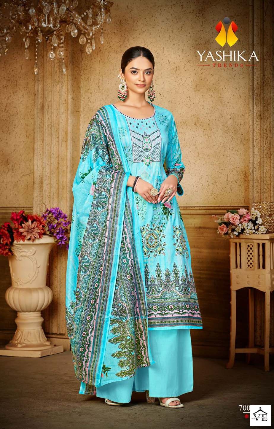 Yashika Trends Zulffat Vol 7 Cotton Wholesale Pakistani Salwar Suit Catalog — Wholesale Salwar Suits, MPA wholesale from Surat - Gallery Image 7