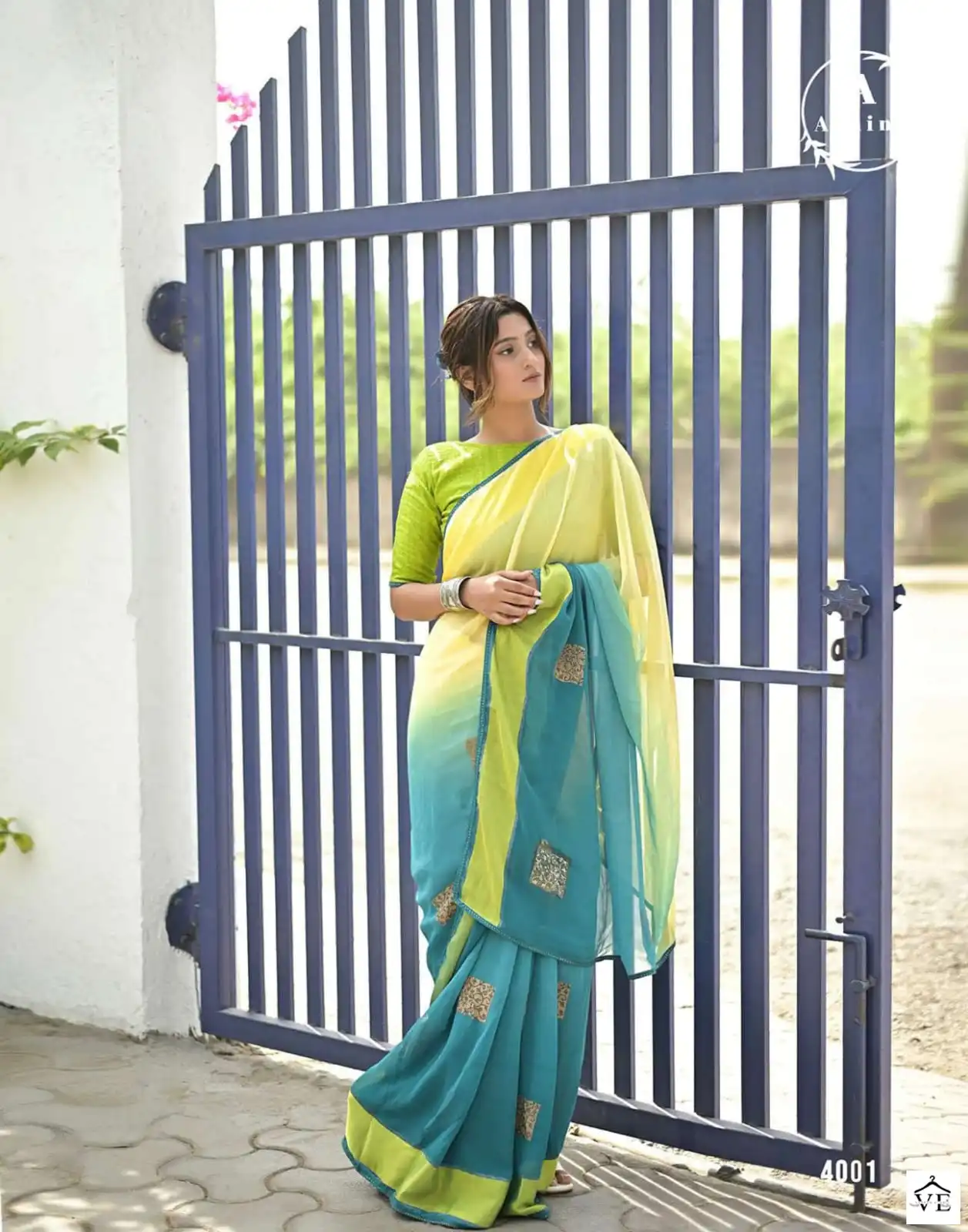 Ashima Nexus Georgette Wholesale Saree Catalog — Wholesale Sarees, MPA wholesale from Surat - Gallery Image 7