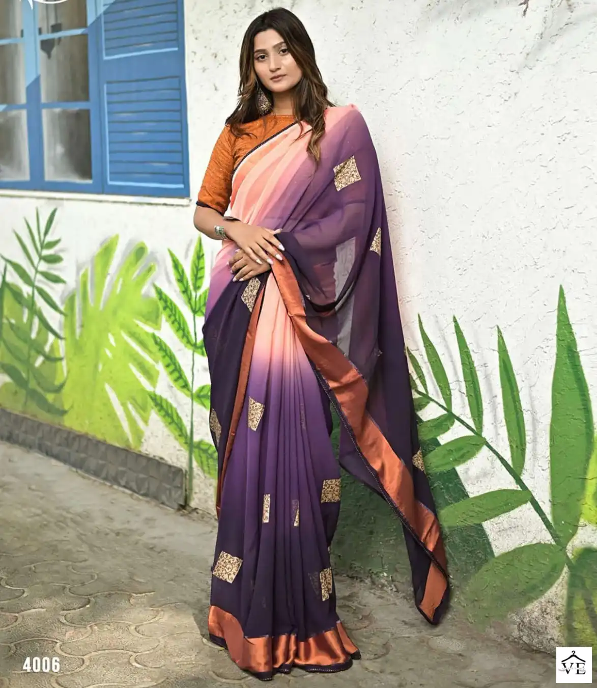 Ashima Nexus Georgette Wholesale Saree Catalog — Wholesale Sarees, MPA wholesale from Surat — view 1