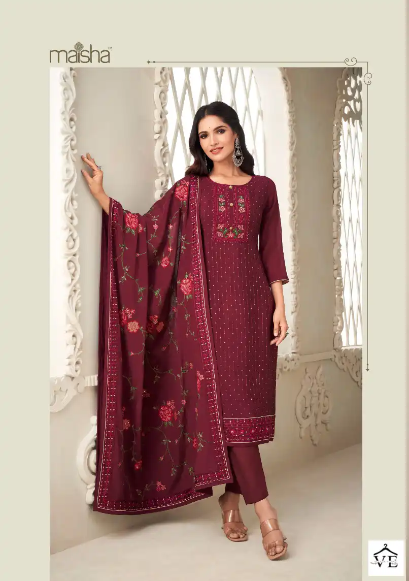 Maisha Pehnawa Pure Chinon Wholesale Designer Suit Catalog — Wholesale Salwar Suits, MPA wholesale from Surat - Gallery Image 4