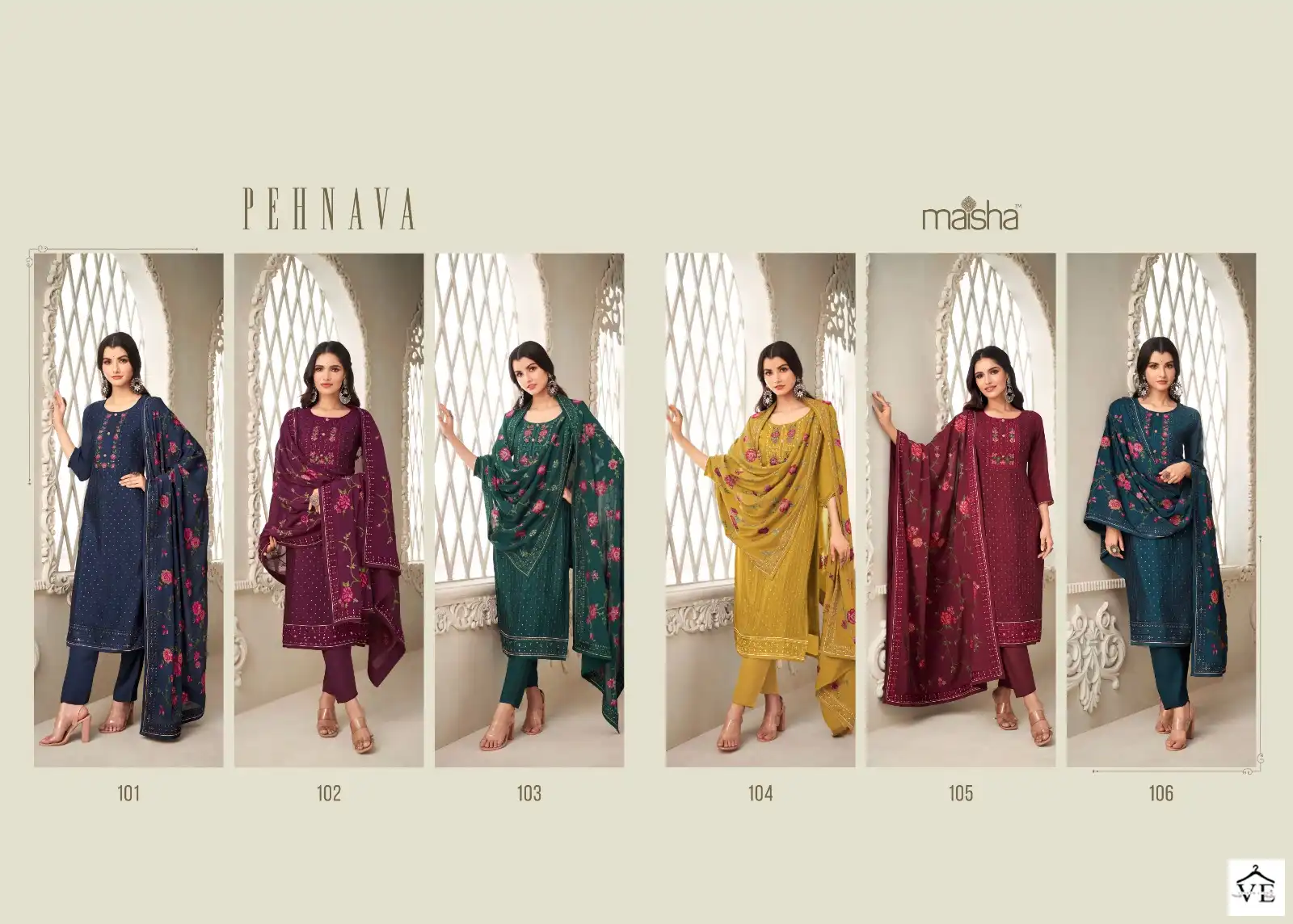 Maisha Pehnawa Pure Chinon Wholesale Designer Suit Catalog — Wholesale Salwar Suits, MPA wholesale from Surat — view 8