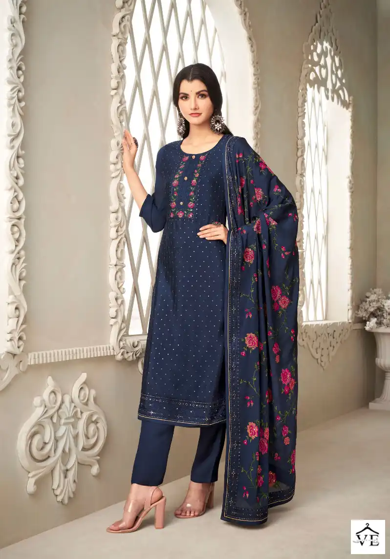 Maisha Pehnawa Pure Chinon Wholesale Designer Suit Catalog — Wholesale Salwar Suits, MPA wholesale from Surat - Gallery Image 7