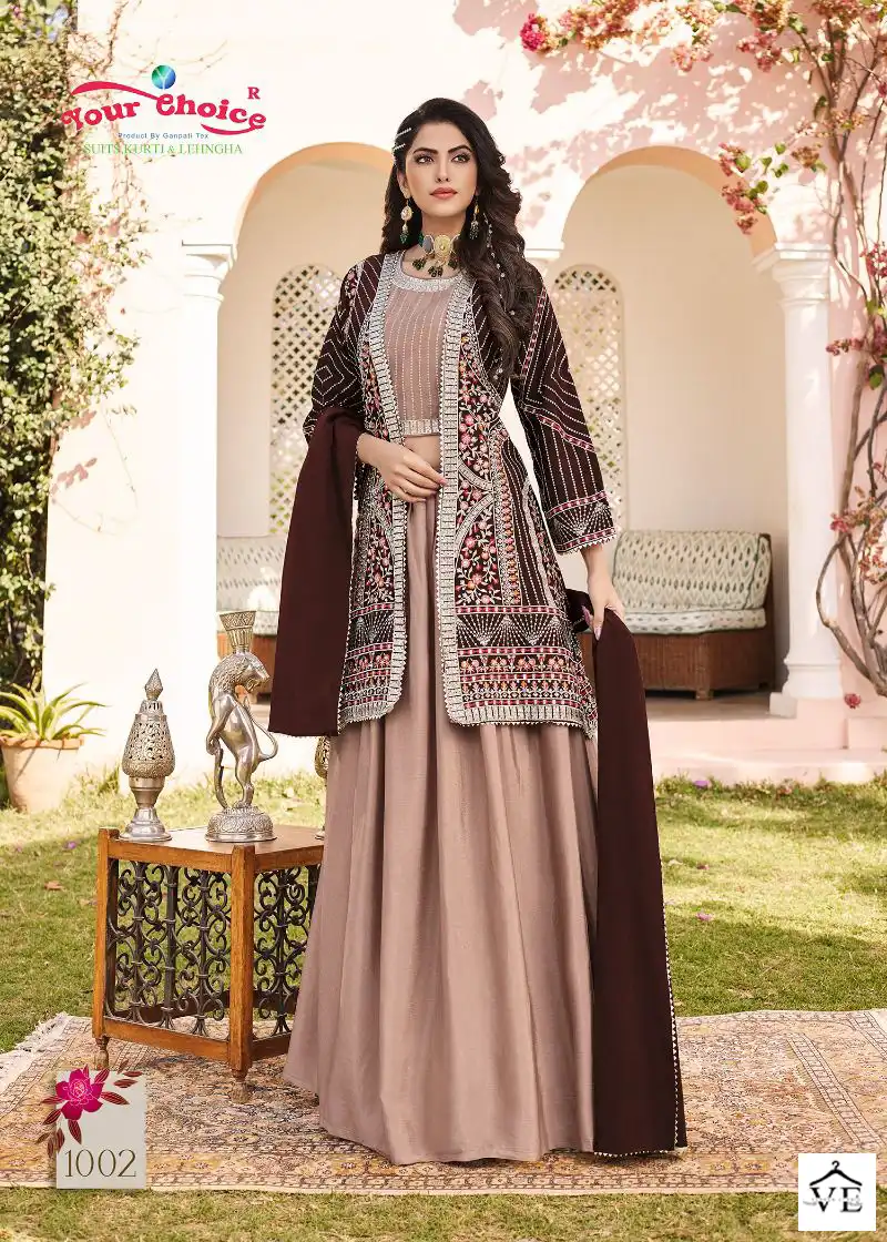 Your Choice Shahzadi Heavy Chinon Wholesale Fancy Suits Catalog — Wholesale Salwar Suits, MPA wholesale from Surat - Gallery Image 4