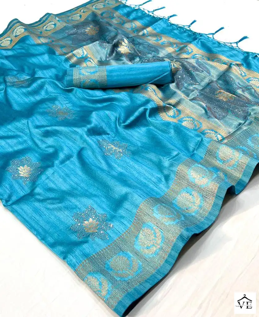 Rajbeer Kiaan Silk Tussar Silk Wholesale Saree Catalog — Wholesale Sarees, MPA wholesale from Surat - Gallery Image 10