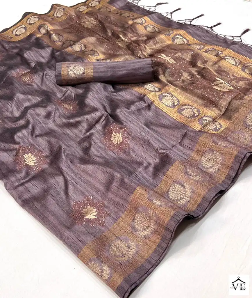 Rajbeer Kiaan Silk Tussar Silk Wholesale Saree Catalog — Wholesale Sarees, MPA wholesale from Surat - Gallery Image 11