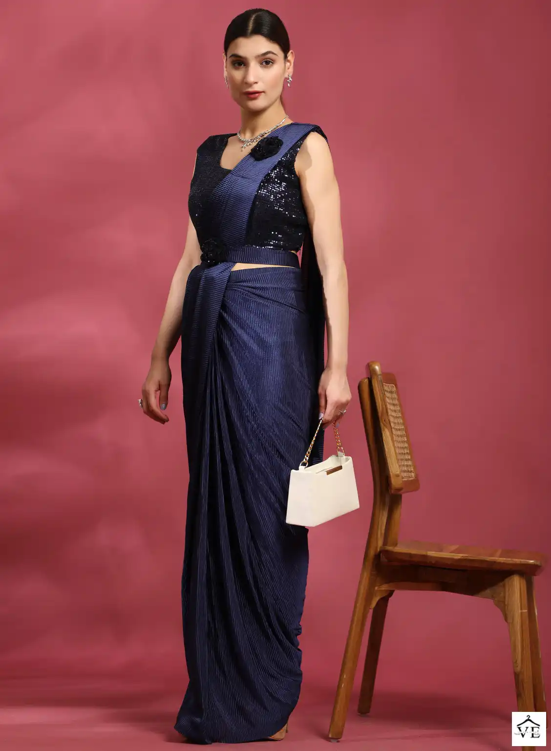 Amoha 101006 Imported Crush Fabric Wholesale Partywear Saree Catalog