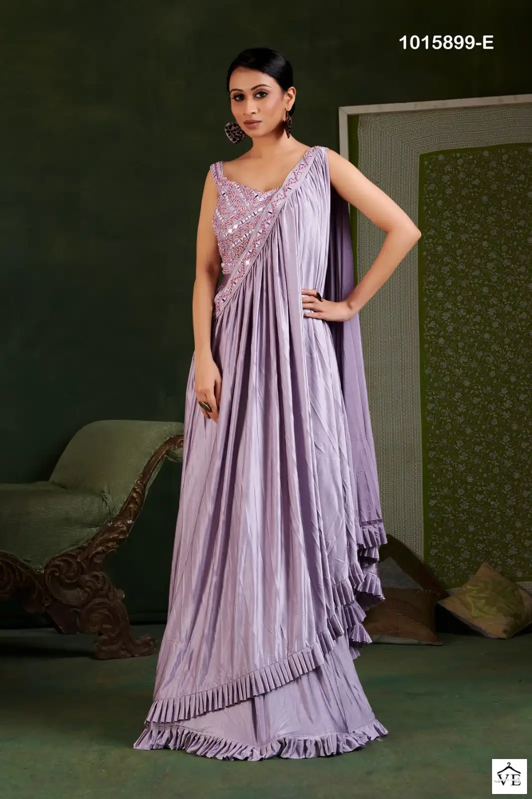 Amoha 1015899 Premium Imported Wholesale Readymade Saree Catalog — Wholesale Sarees, MPA wholesale from Surat - Gallery Image 2