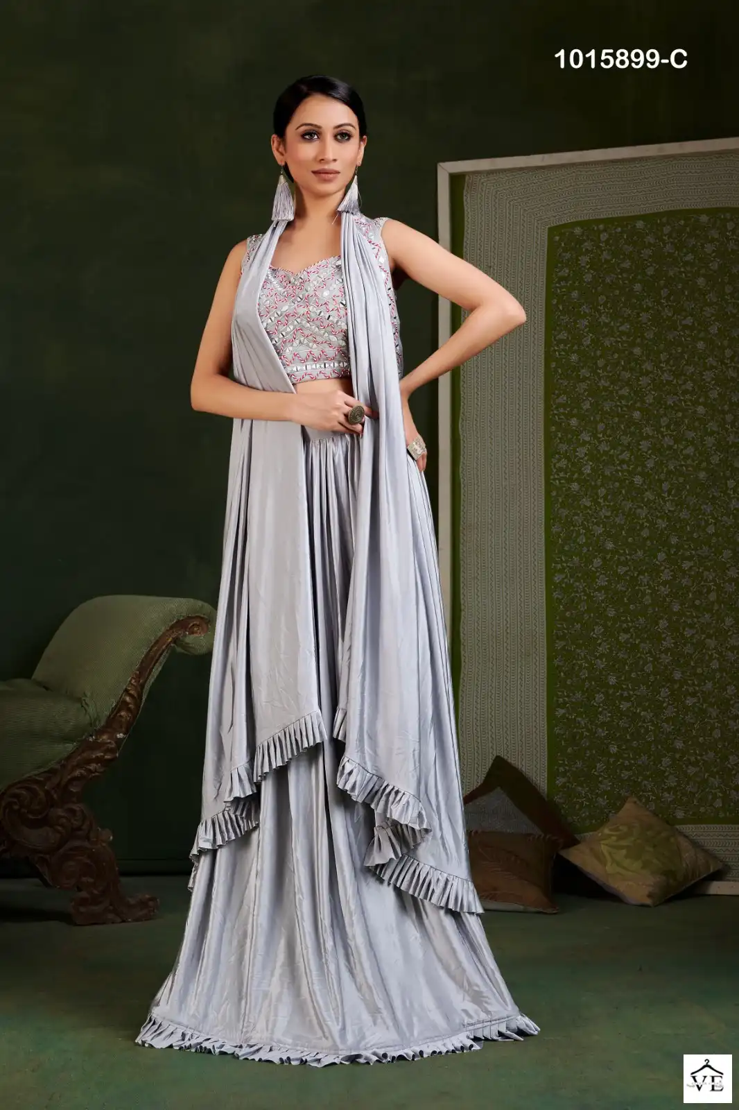 Amoha 1015899 Premium Imported Wholesale Readymade Saree Catalog — Wholesale Sarees, MPA wholesale from Surat - Gallery Image 11