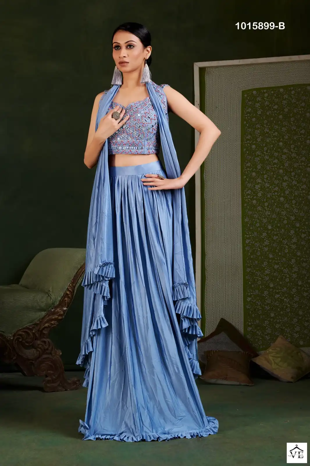 Amoha 1015899 Premium Imported Wholesale Readymade Saree Catalog — Wholesale Sarees, MPA wholesale from Surat - Gallery Image 14