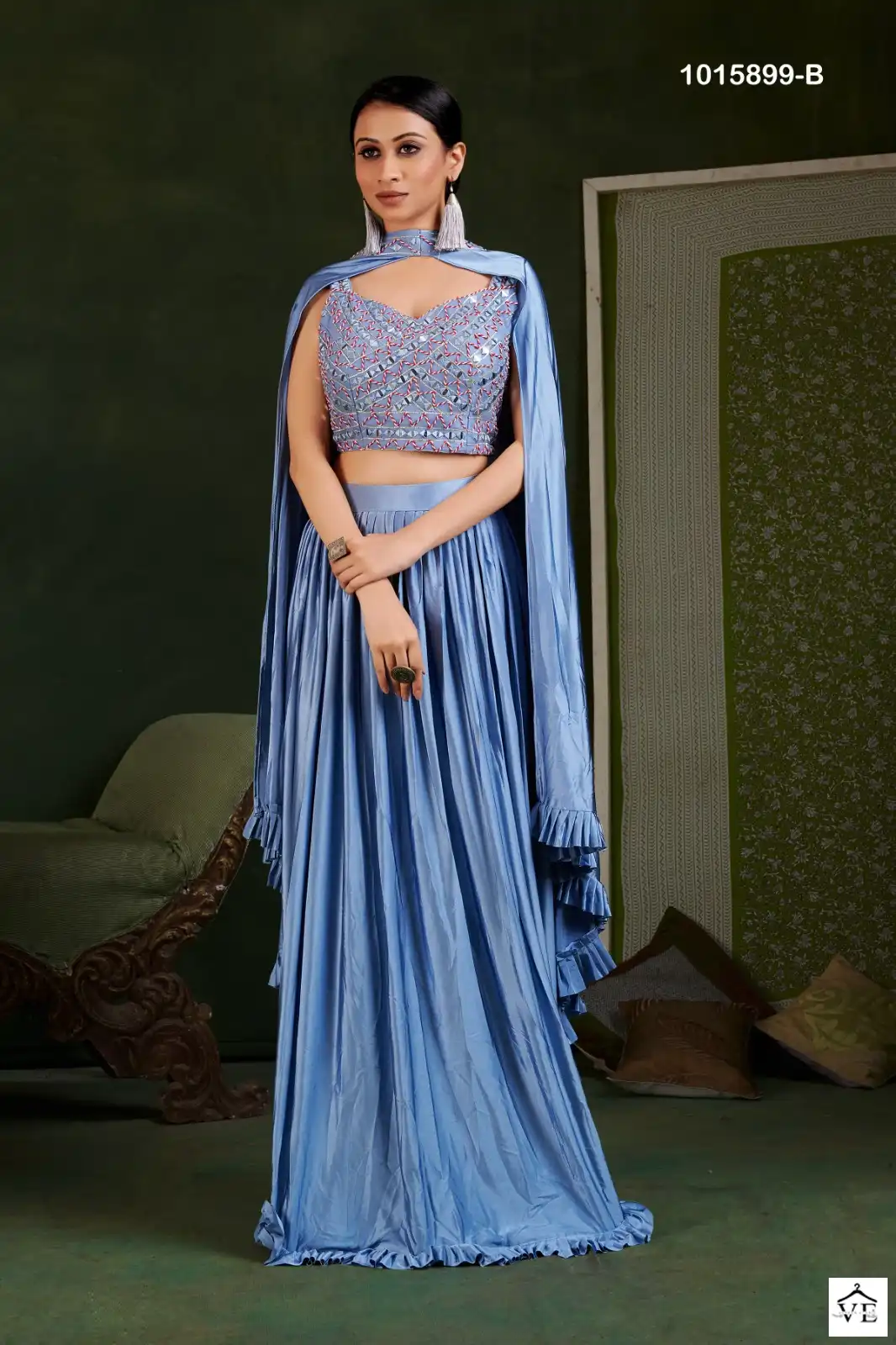 Amoha 1015899 Premium Imported Wholesale Readymade Saree Catalog — Wholesale Sarees, MPA wholesale from Surat — view 15