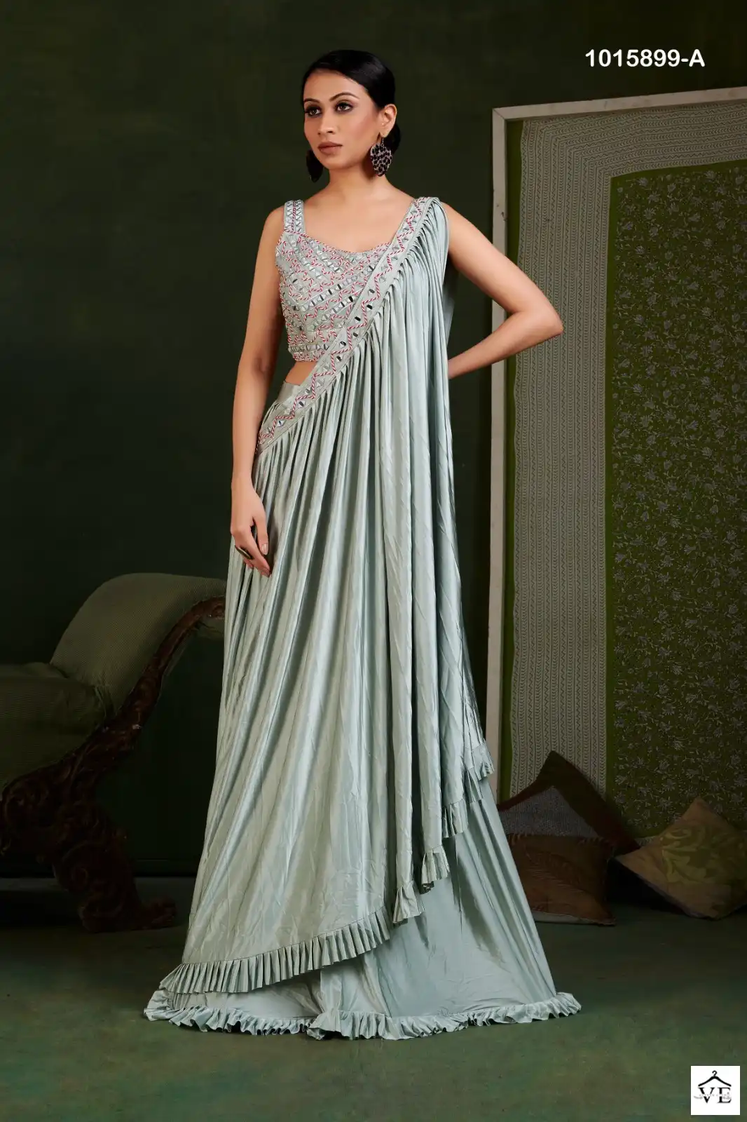 Amoha 1015899 Premium Imported Wholesale Readymade Saree Catalog — Wholesale Sarees, MPA wholesale from Surat - Gallery Image 10