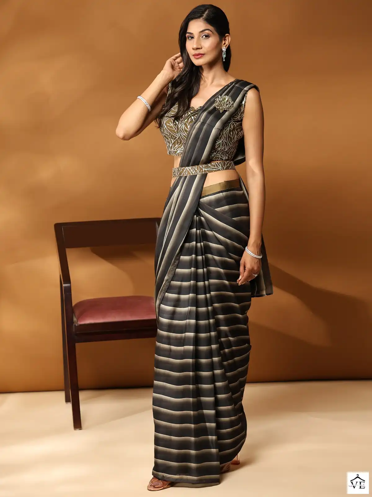 Amoha 1016351 Satin Georgette Wholesale Designer Saree Catalog — Wholesale Sarees, MPA wholesale from Surat — view 3