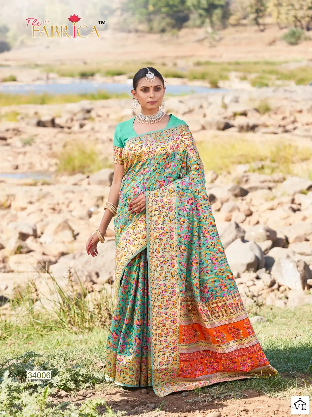 Fabrica 34000 Series Silk Wholesale Saree Catalog — Wholesale Sarees, MPA wholesale from Surat — view 5