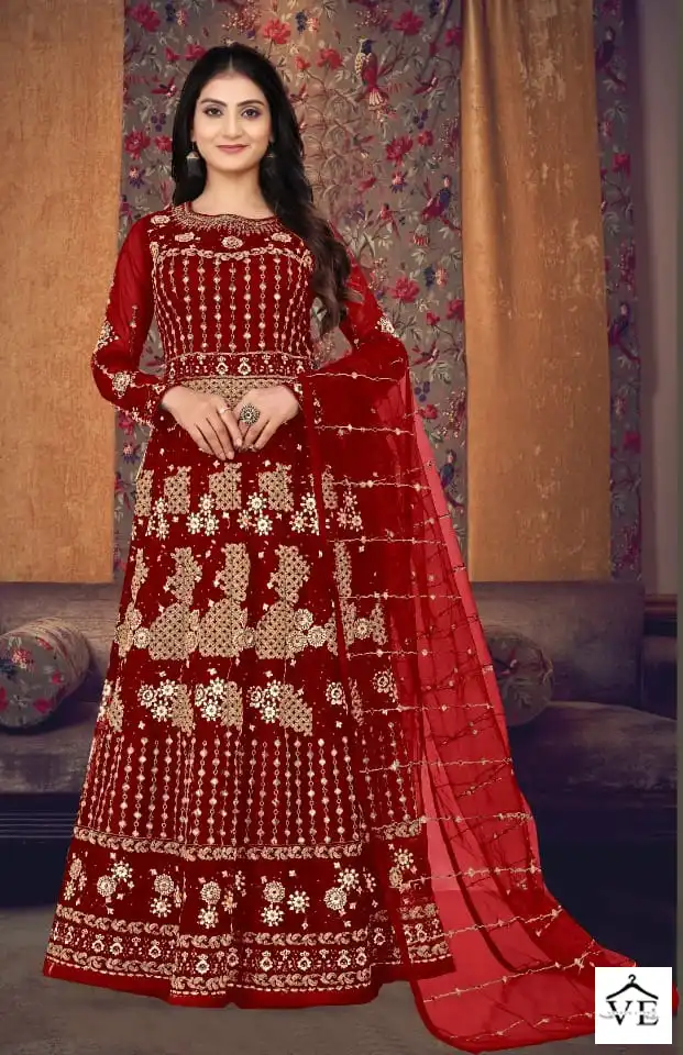 Swagat 628A To 628D Net Wholesale Designer Salwar Suit Catalog — Wholesale Salwar Suits, MPA wholesale from Surat - Gallery Image 4