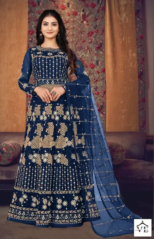 Swagat 628A To 628D Net Wholesale Designer Salwar Suit Catalog — Wholesale Salwar Suits, MPA wholesale from Surat - Gallery Image 3