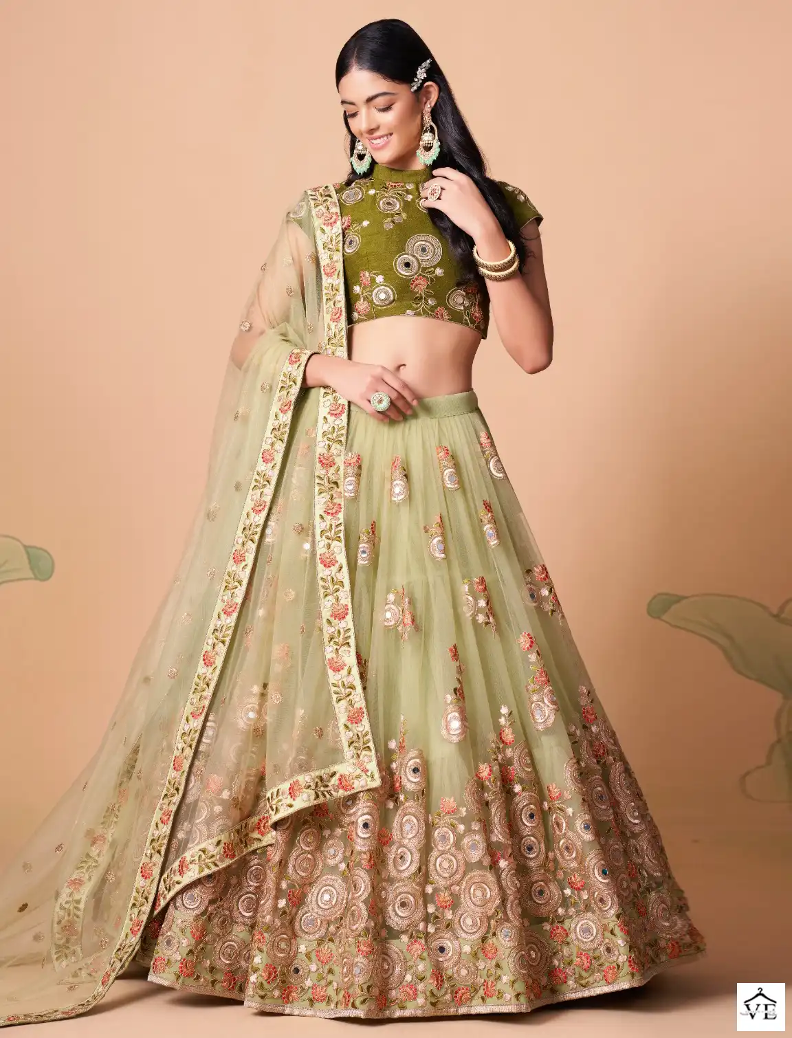 Zeel 7326 Net Wholesale Bridal Lehenga — Wholesale Lehenga, MPA wholesale from Surat — view 1