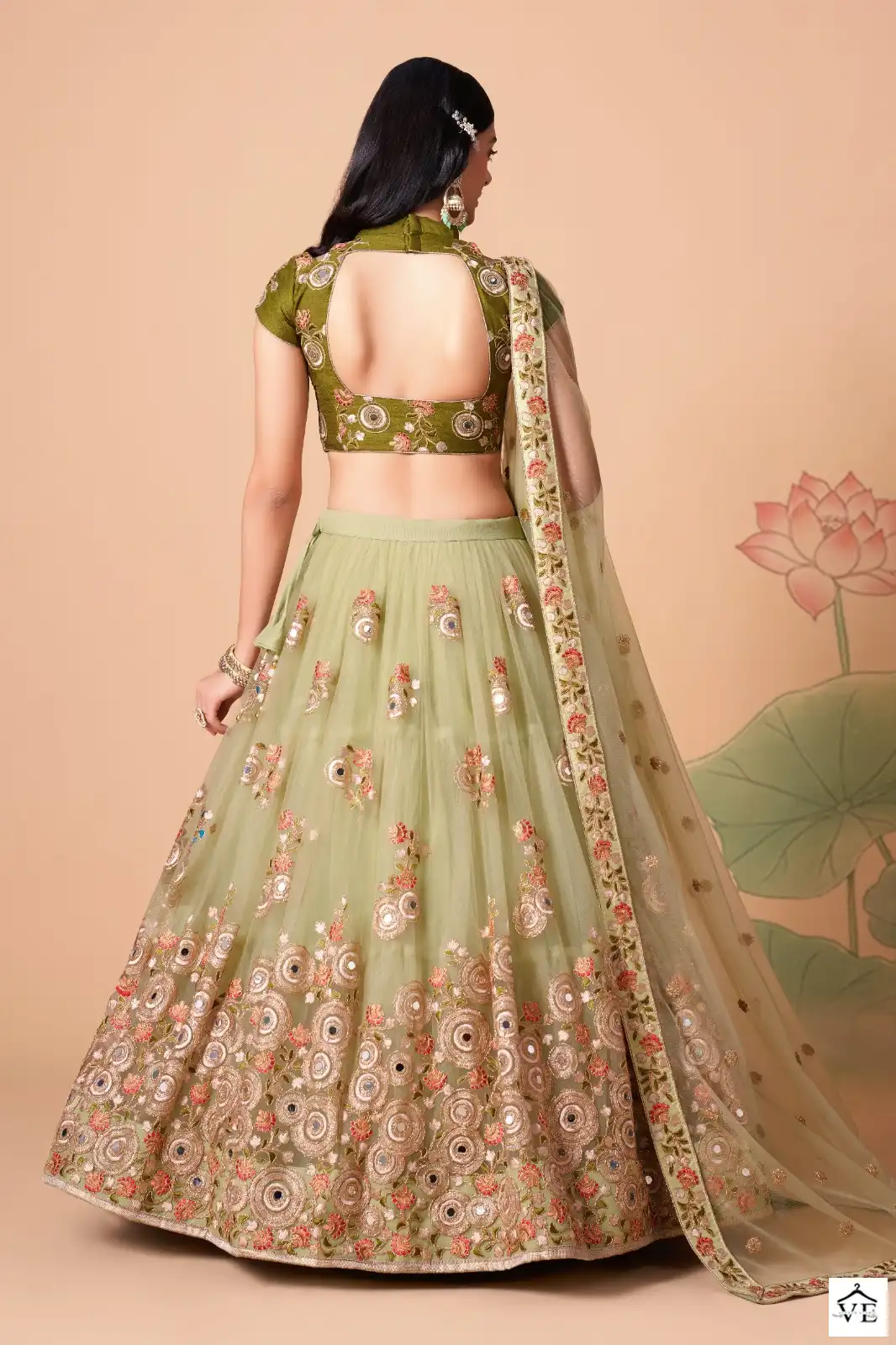 Zeel 7326 Net Wholesale Bridal Lehenga — Wholesale Lehenga, MPA wholesale from Surat - Gallery Image 3