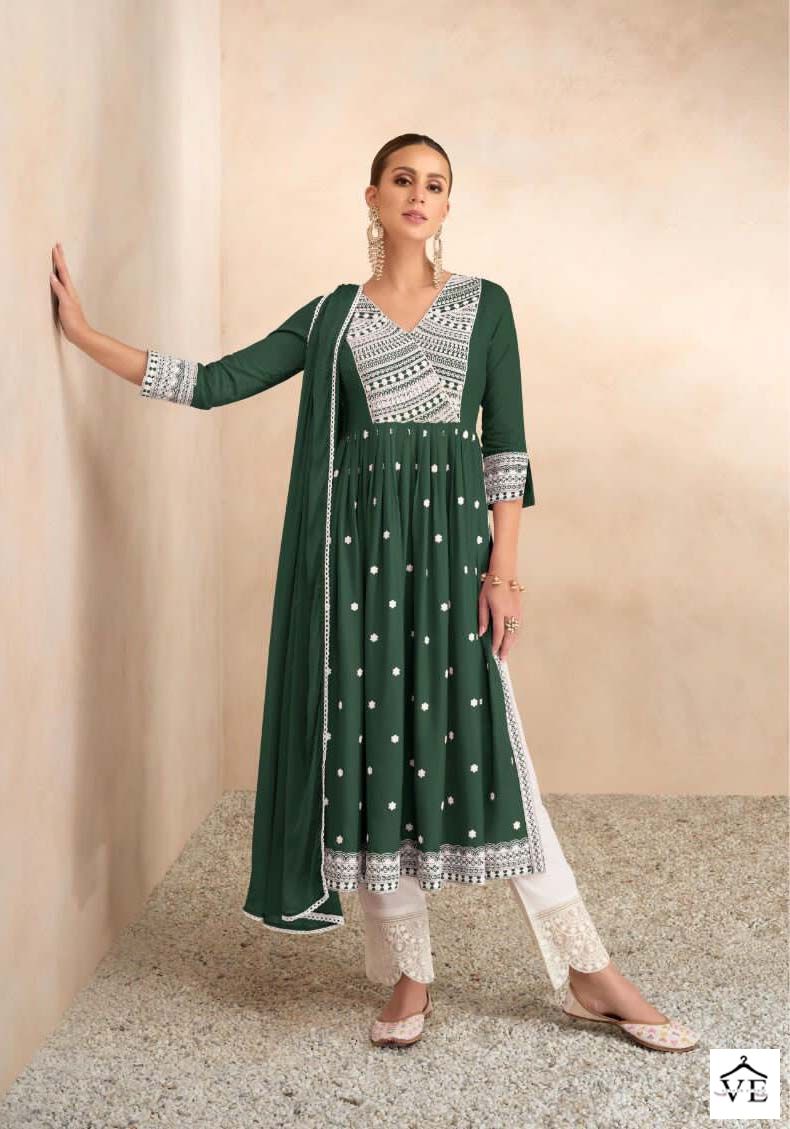 Vamika Aadhira Vol 4 Rayon Wholesale Readymade Salwar Suit Catalog — Wholesale Salwar Suits, MPA wholesale from Surat - Gallery Image 3